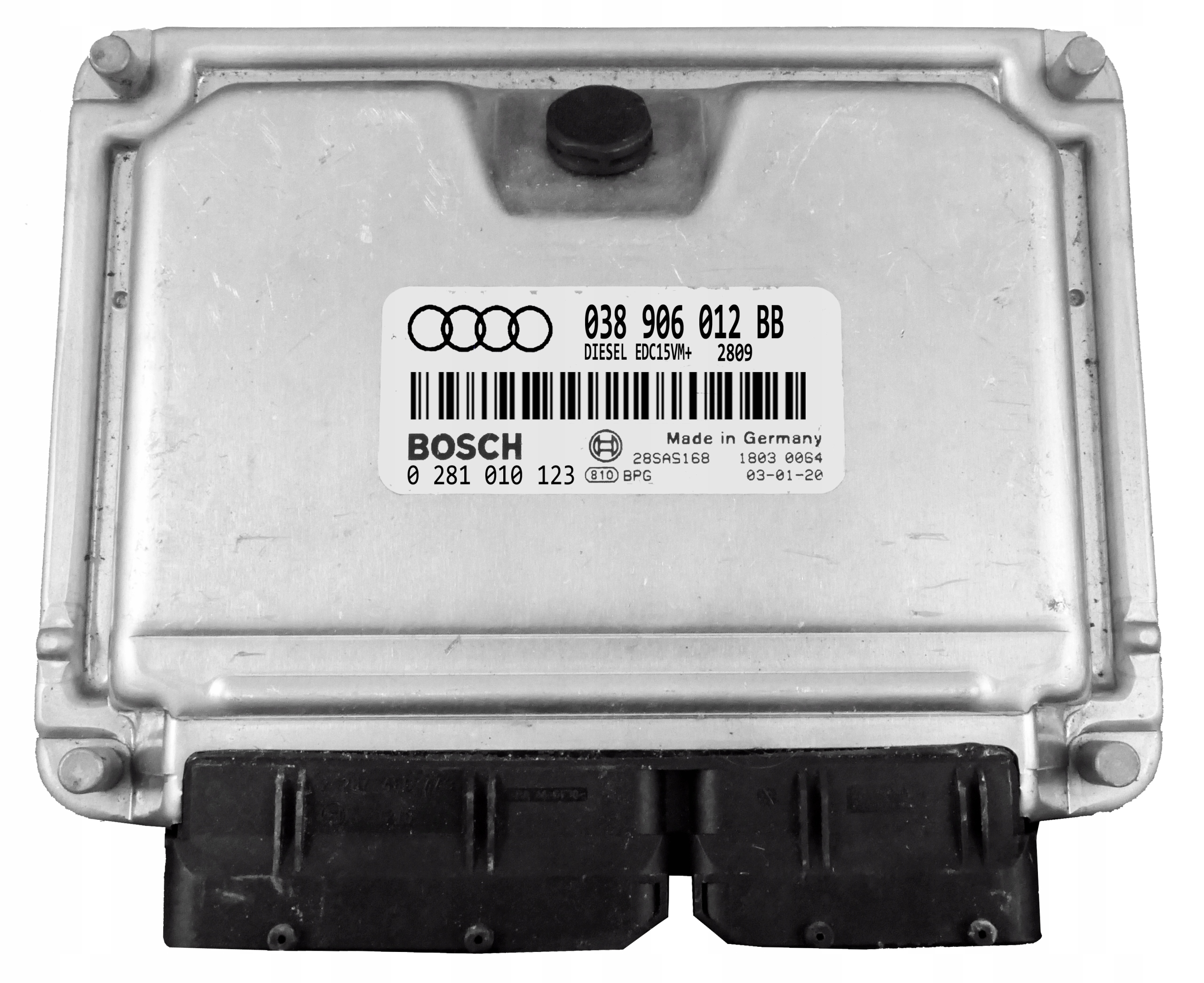 control unit of the engine AUDI A3 8L 0 281 010 123