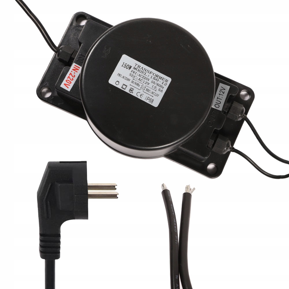 Transformátor do Led lampy IP68 AC12V 150W pre podmorské osvetlenie