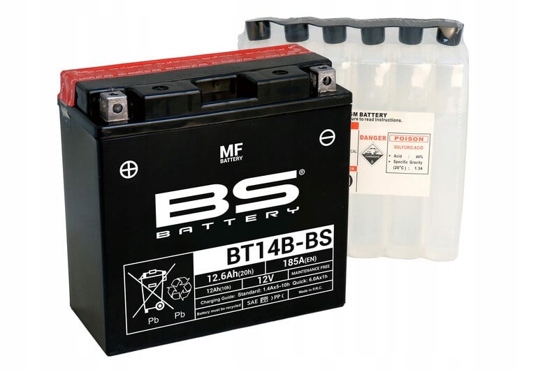 Bs Battery Bezúdržbová batéria s kyselinou BT14B 300629