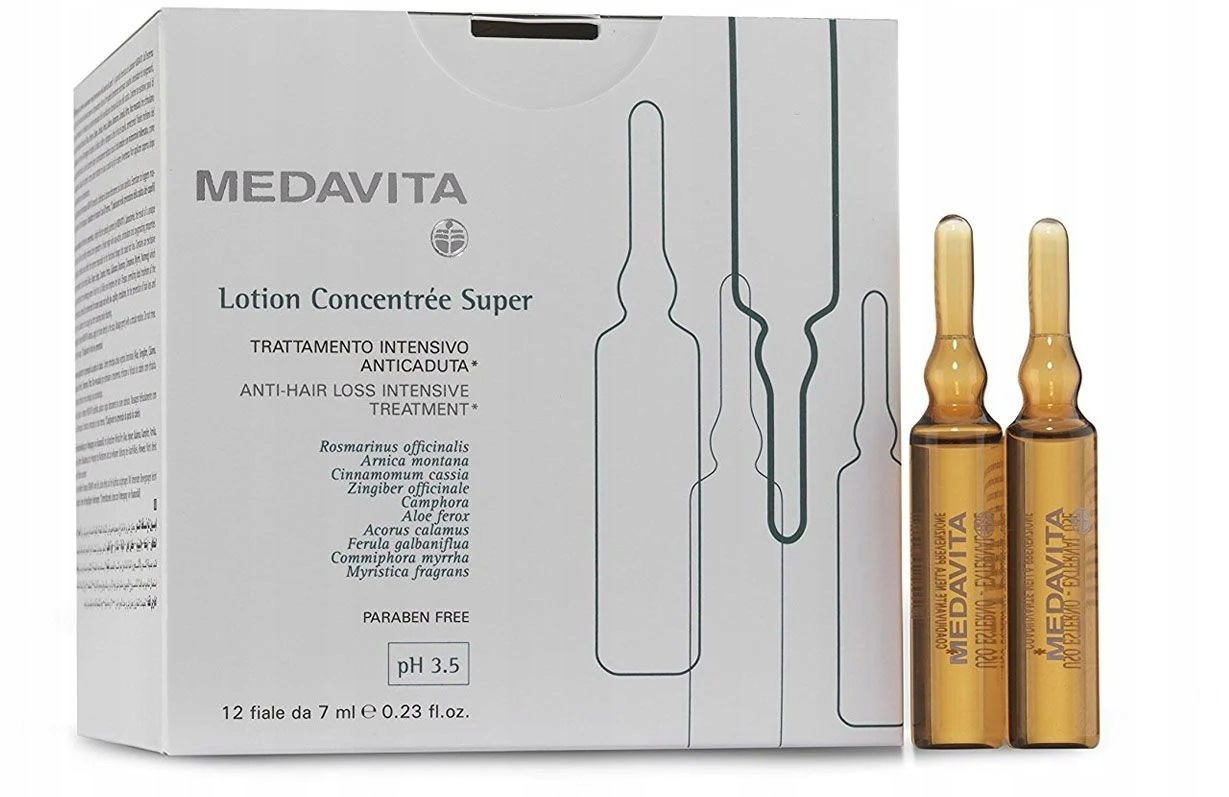 Medavita Lotion Concentree kuracja przeciw wypadaniu włosów 12x 7ml