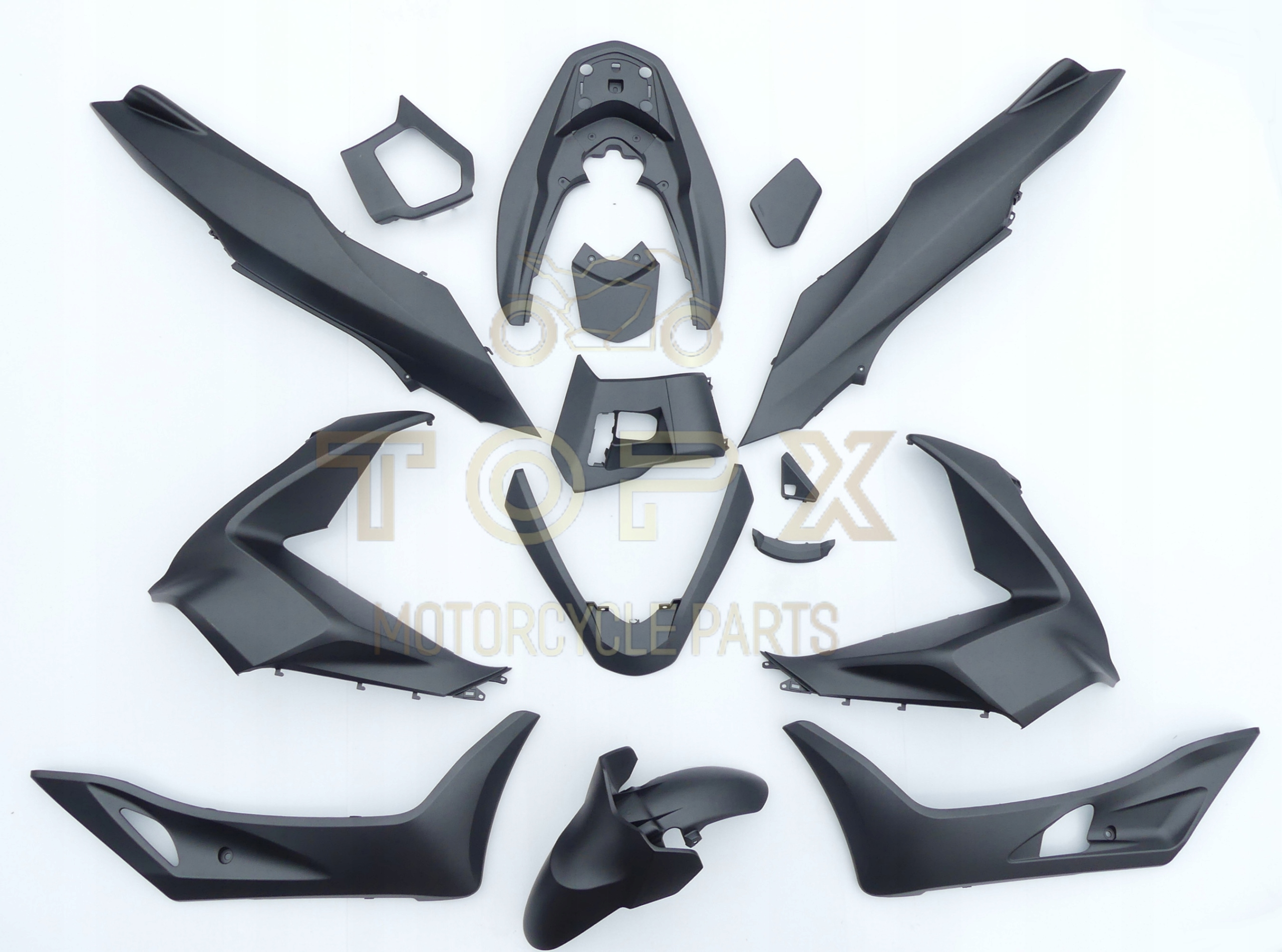 Šata Komplet x14 Spoiler Blatník Bok Honda Pcx 125 150 14-17 K35
