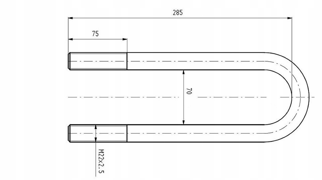 241009 - [] СТРЕМЕНО РЕСОРИ BPW M22X2. 5X70X285