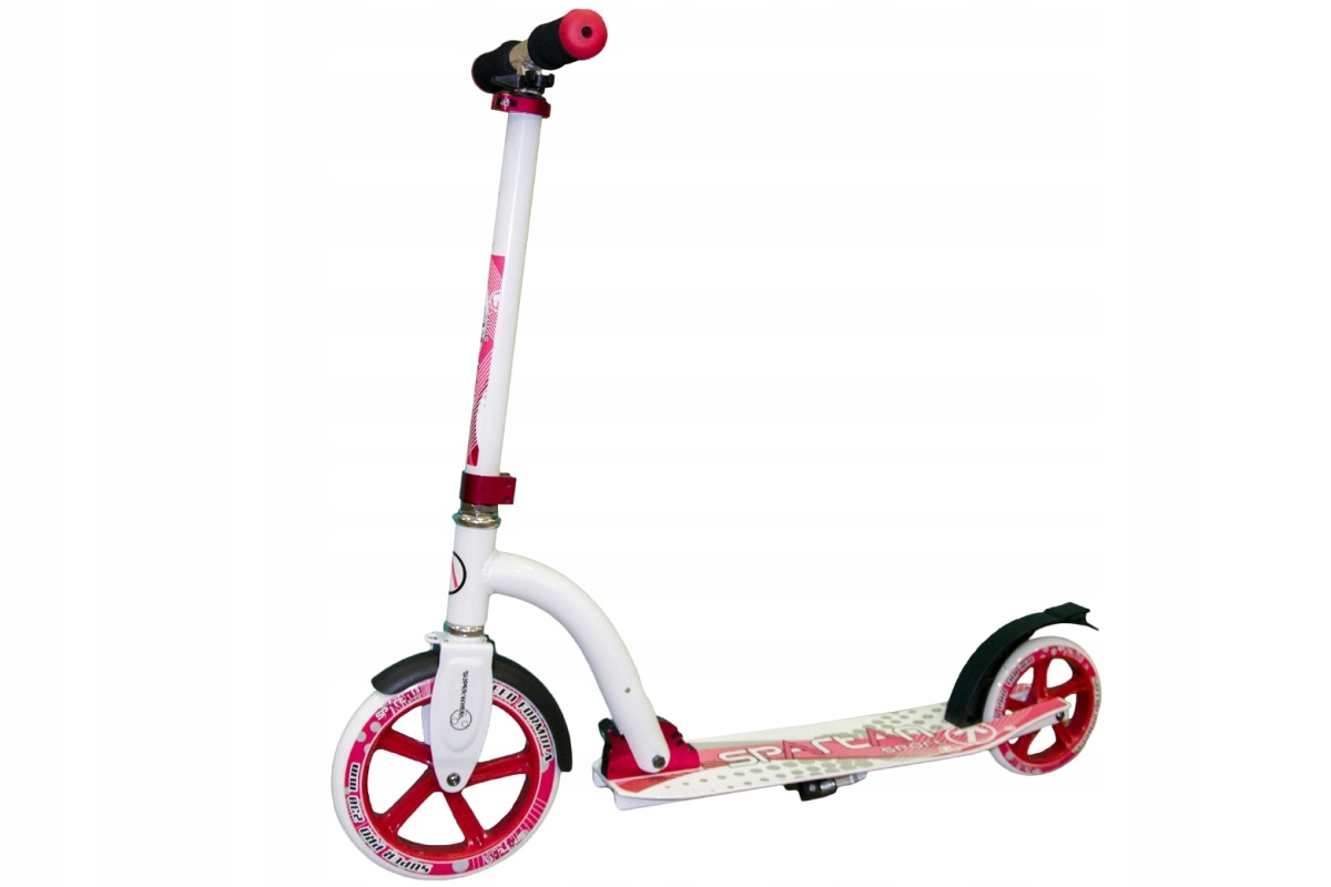 Skládací koloběžka Jumbo Spartan II 230 mm bílá