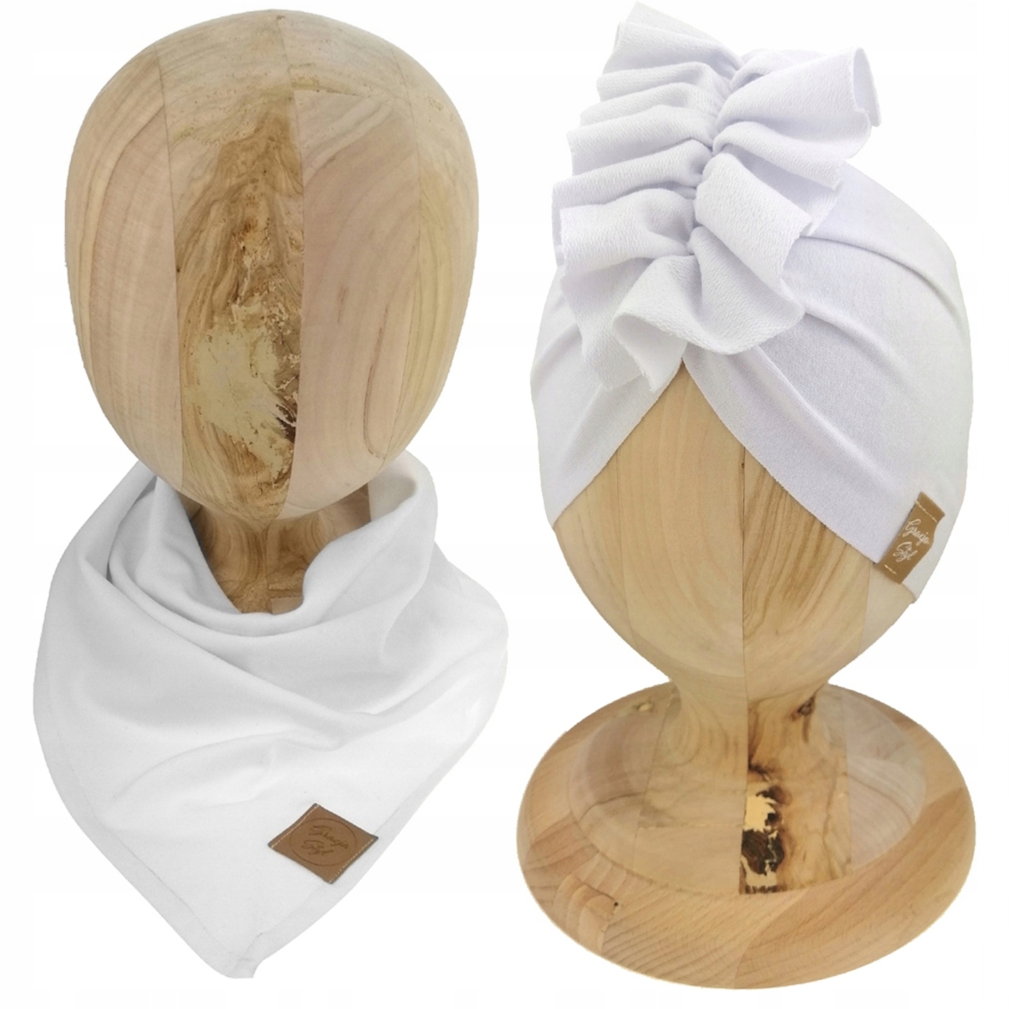 

Zestaw Czapka turban Chusta rozmiar 44-47
