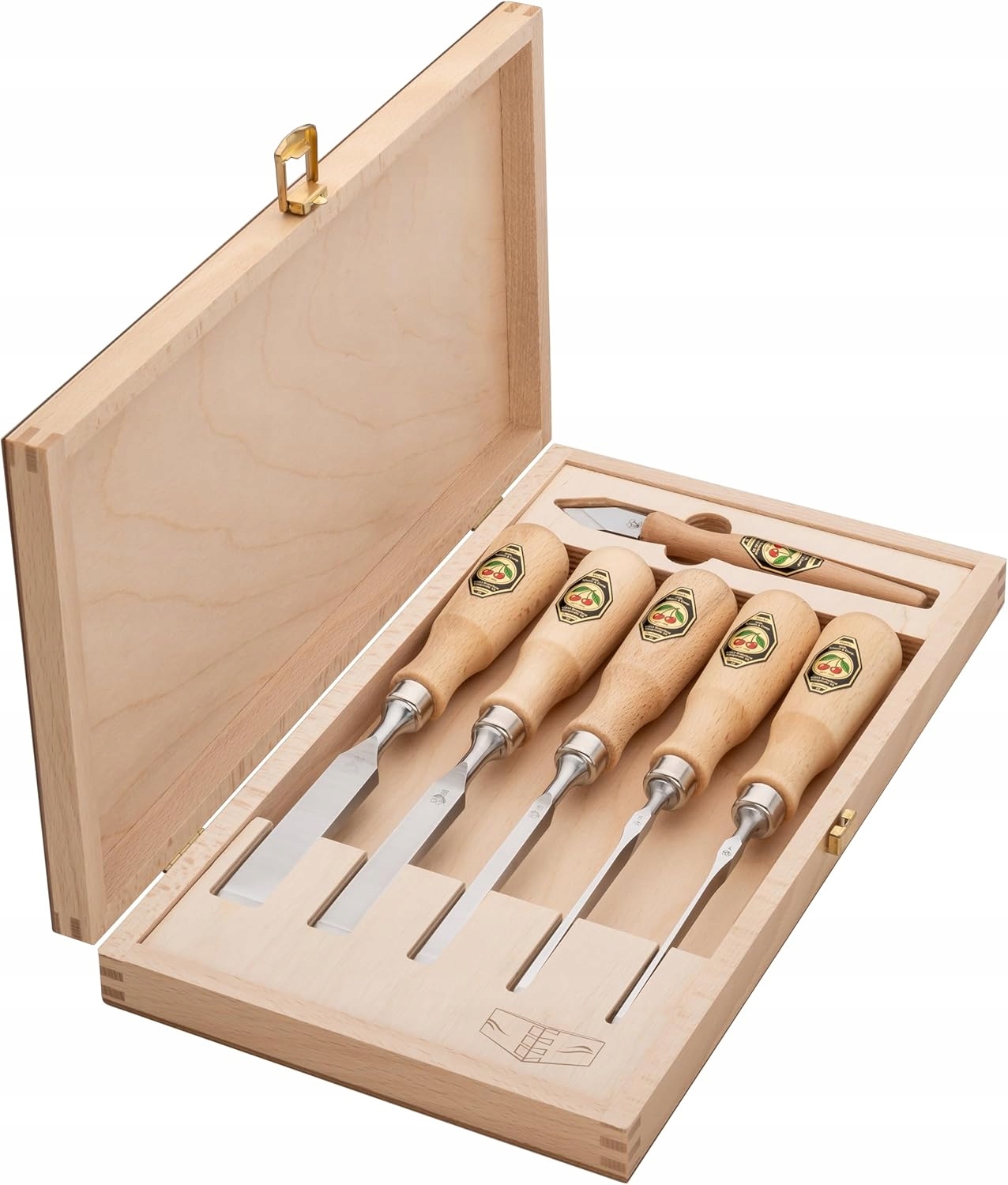 Kirschen Zinkové Dláta 6 ks Sada Na Vlaštovčí Ocas 4-20 MM Německo