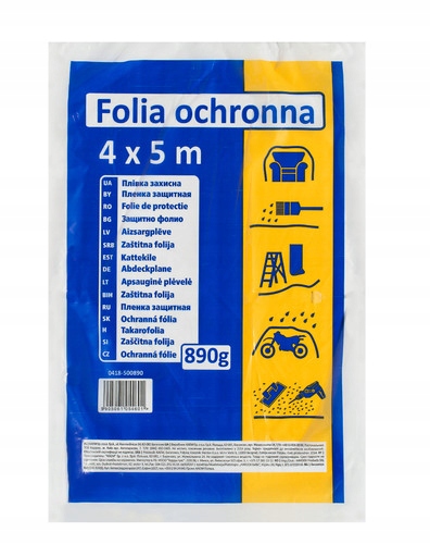 

Folia budowlana 890g 4x5m regranulat