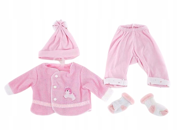 UBRANKO DLA LALKI BOBAS 45CM