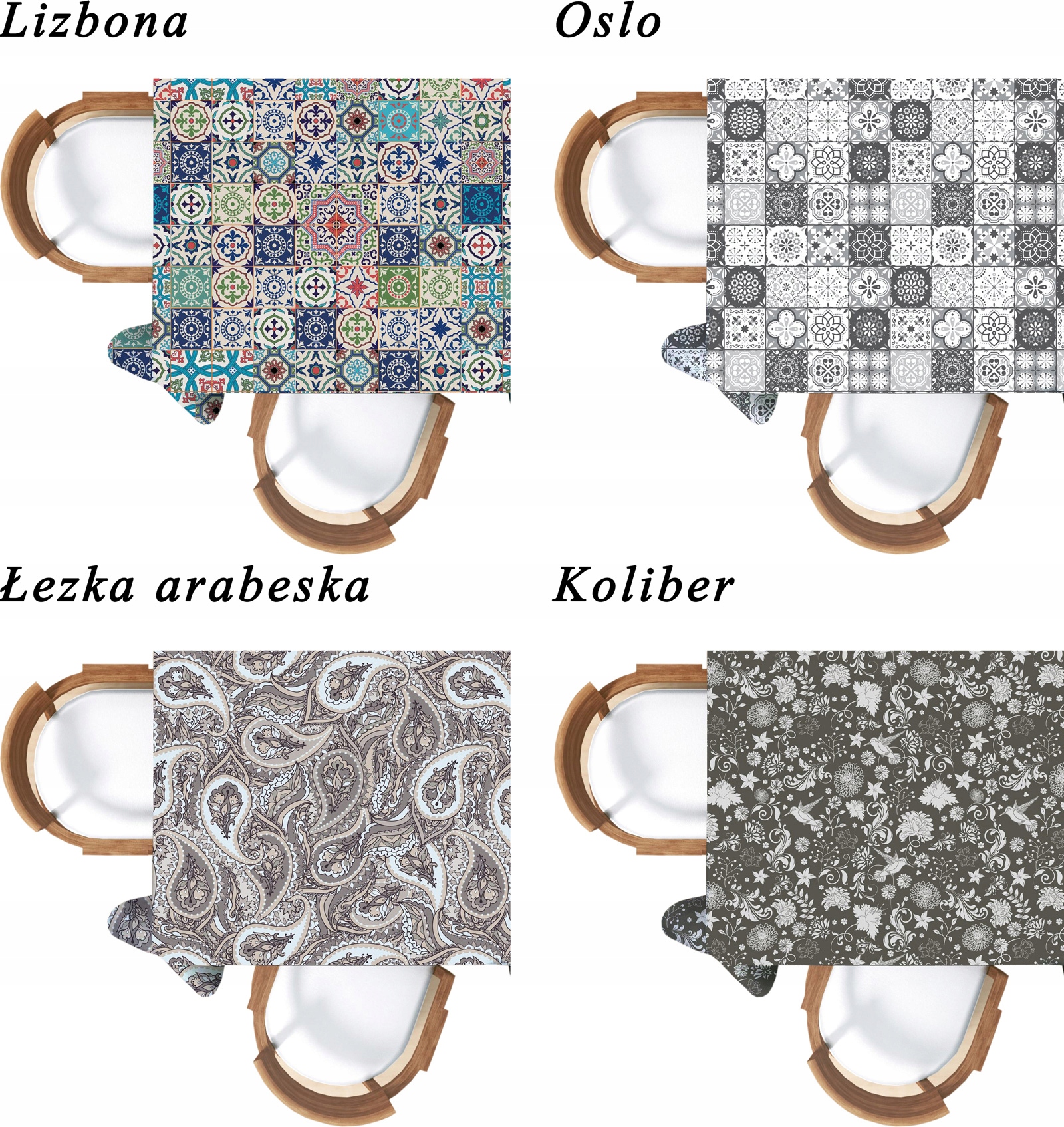 OBRUS PLAMOODPORNY NA WYMIAR - PROSTOKĄT KOŁO OWAL OSLO Informacje dodatkowe plamoodporny