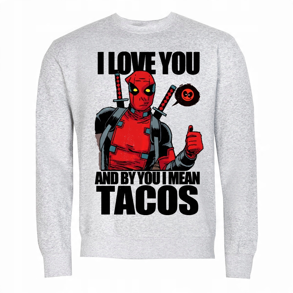 

Męska Bluza Z Nadrukiem Dla Fana Deadpool Marvel