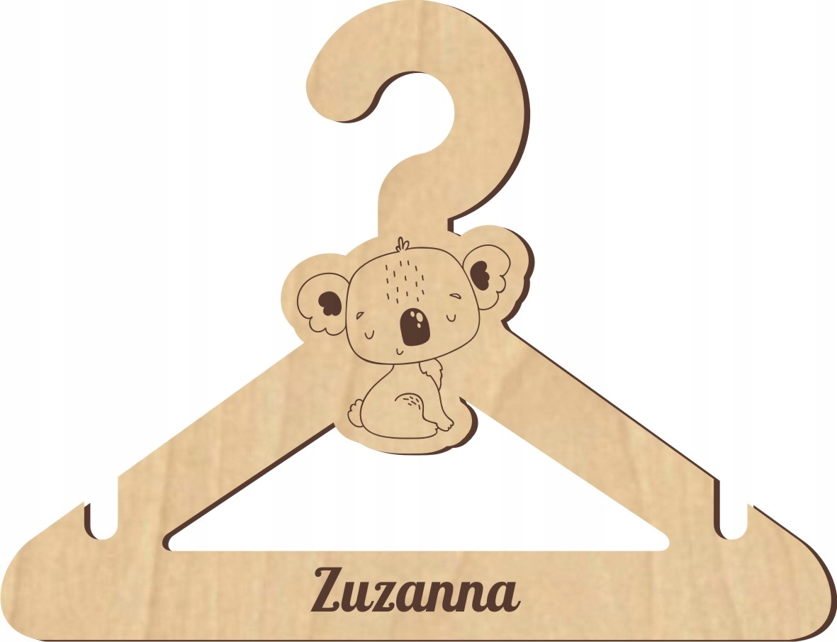 

drewniany dziecięcy Wieszak Z Imieniem prezent