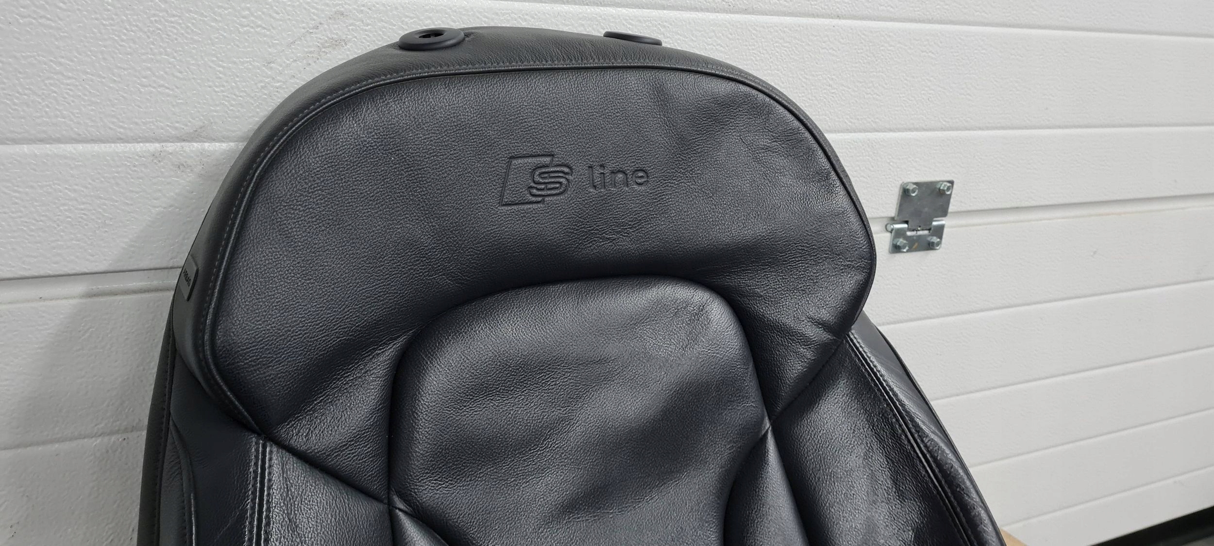 Q5 8R Leder Sitz links vorne Blende Abdeckung SITZ SLINE MIALNO