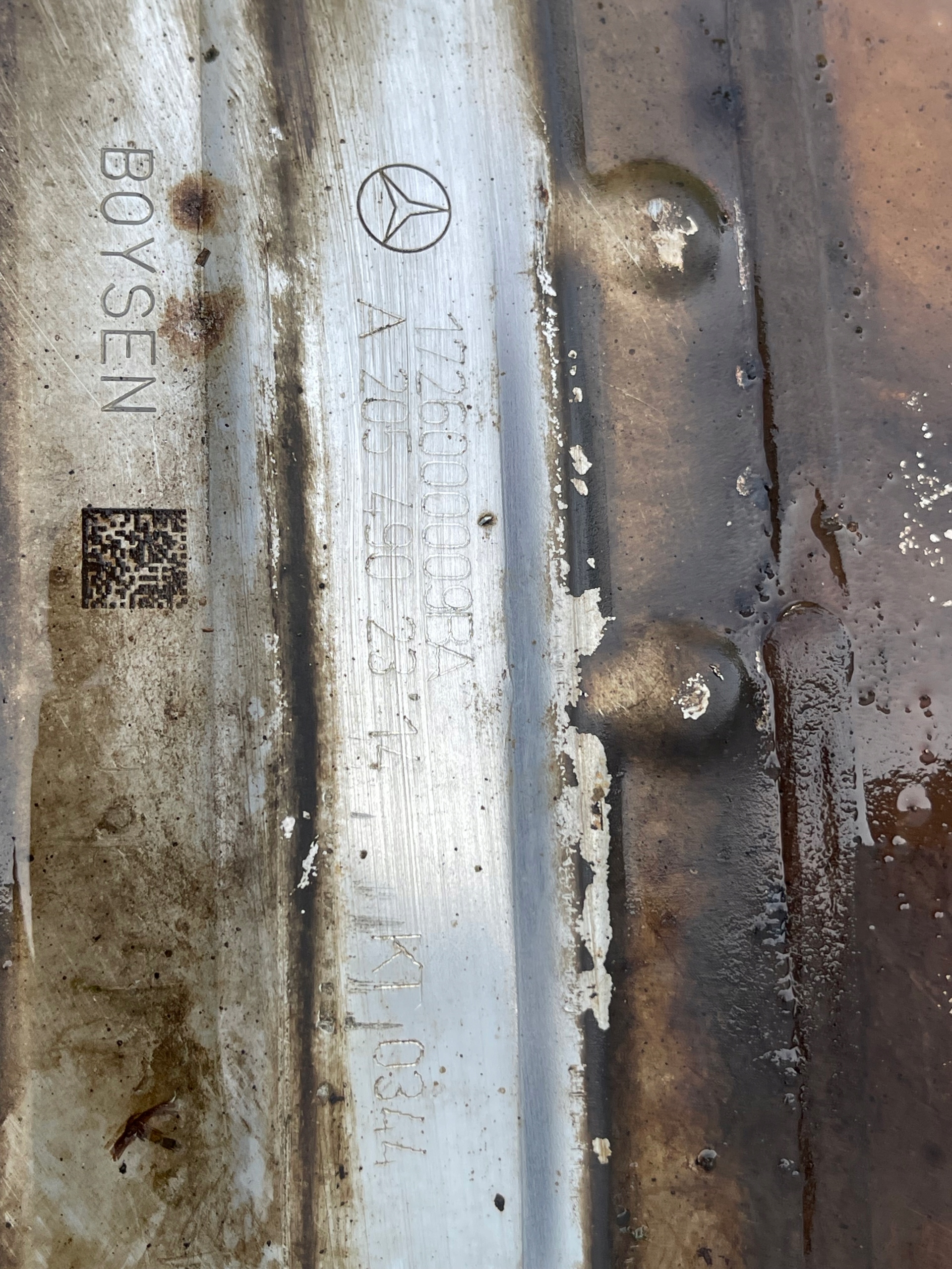 exhaust pipe TLUMIK complete MERCEDES W213 E KLASA E200 2.0CGI A2054911200