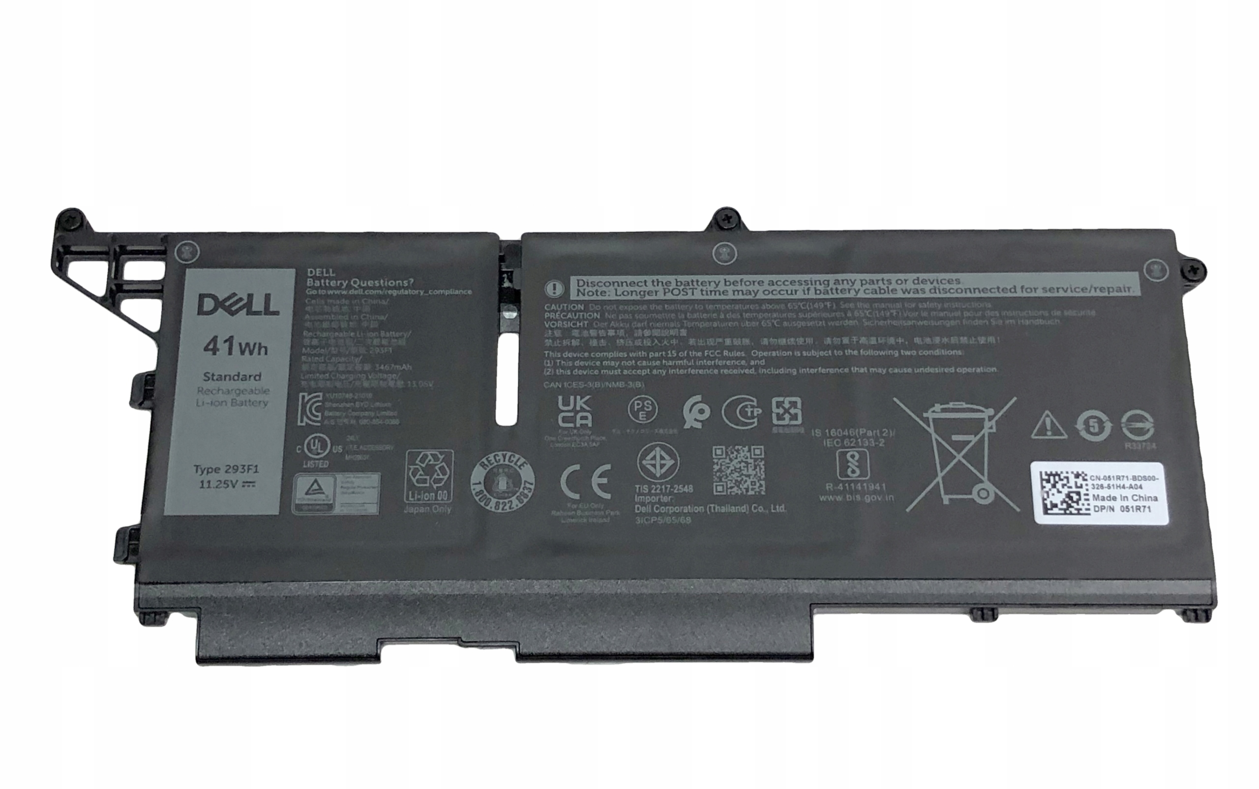 Oryginalna Bateria 41Wh Dell Latitude 5330 7330 7430 7530 5330 2in1