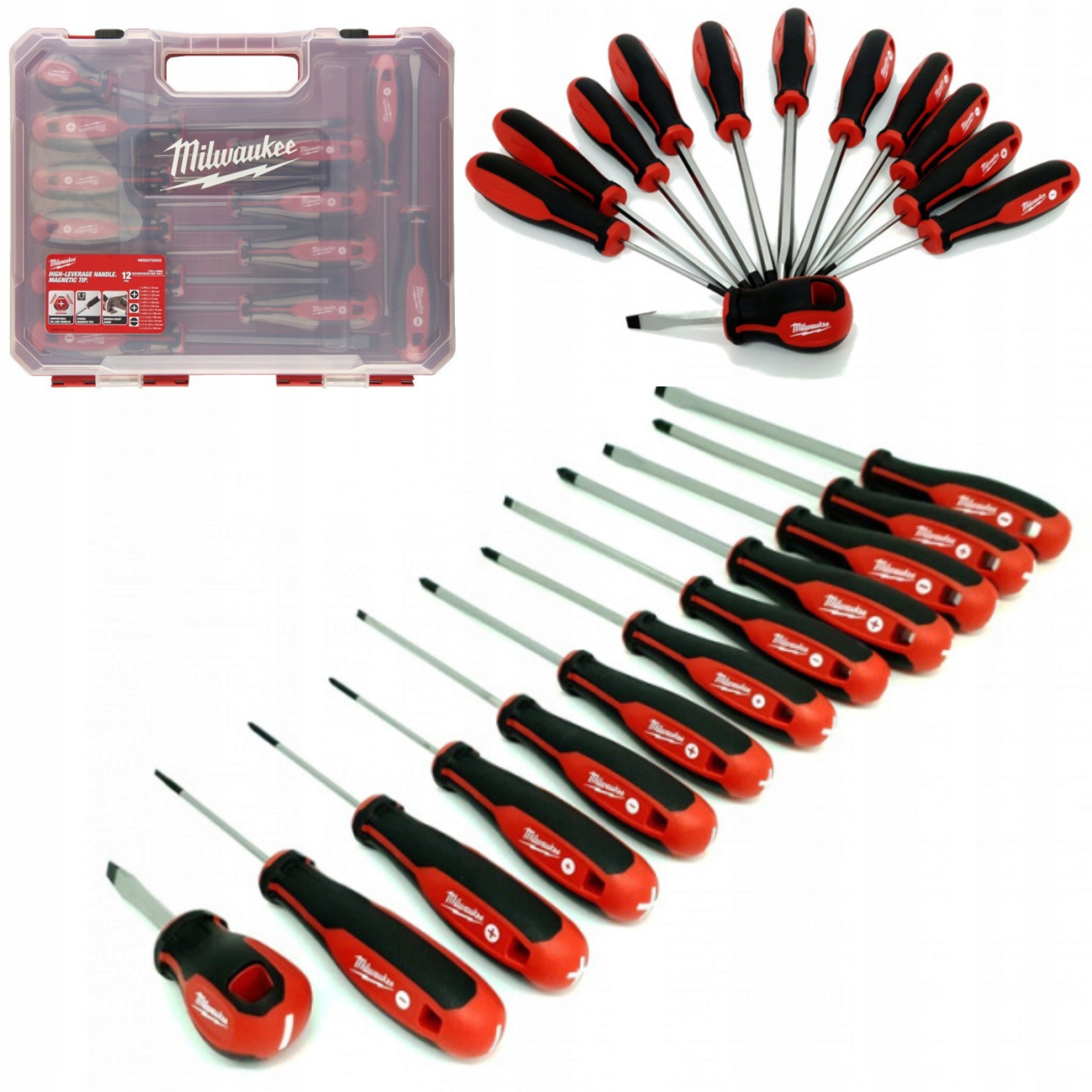 Milwaukee zestaw Śrubokrętów Magnetycznych