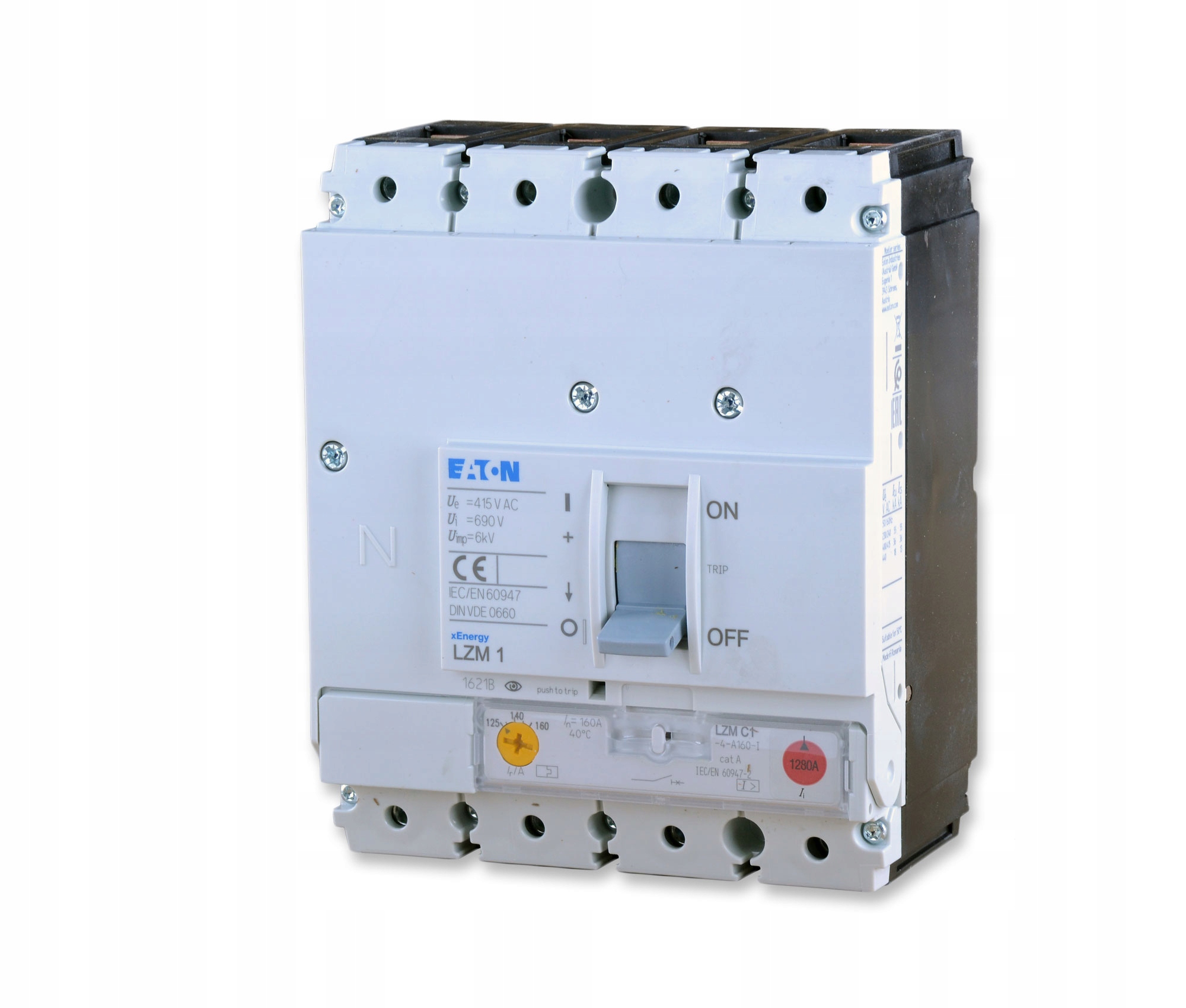 Wyłącznik mocy 4P 160A 36kA LZMC1-4-A160-I 111917