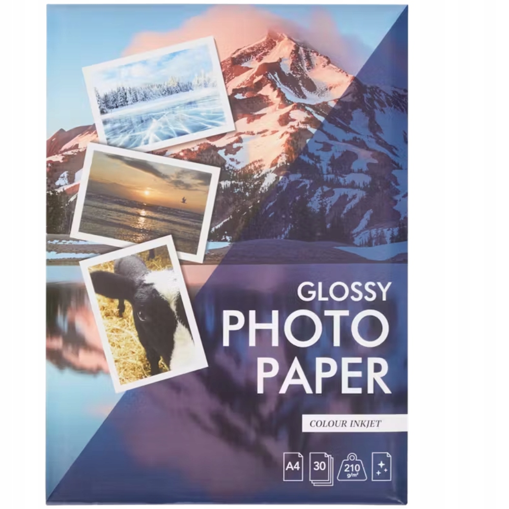 Błyszczący Papier Fotograficzny A4 – Glossy Photo Paper 210 g/m2 30 arkuszy