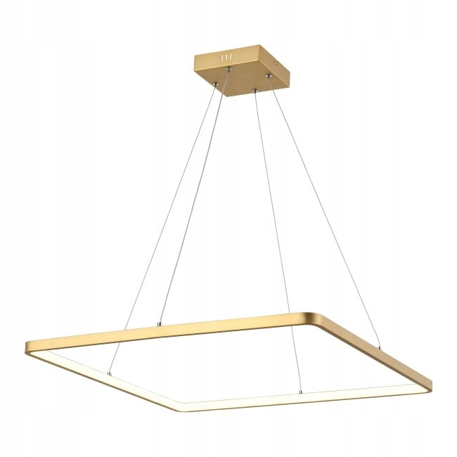 Lampa velká zlatá čtverec Led 60 cm 4000K Anaya 30W obývací pokoj hala