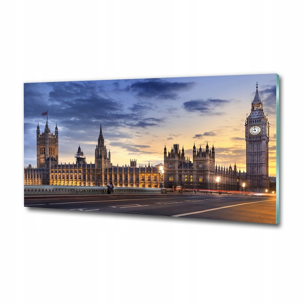 Velký skleněný fotoobraz Big Ben Londýn