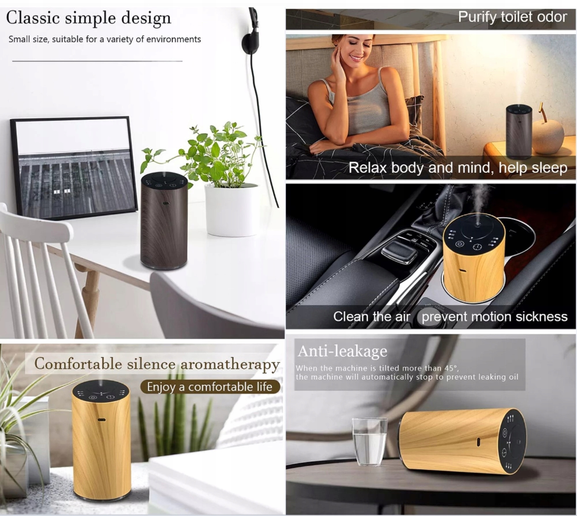 Nebulizator olejków eterycznych dyfuzor Tryby pracy inny