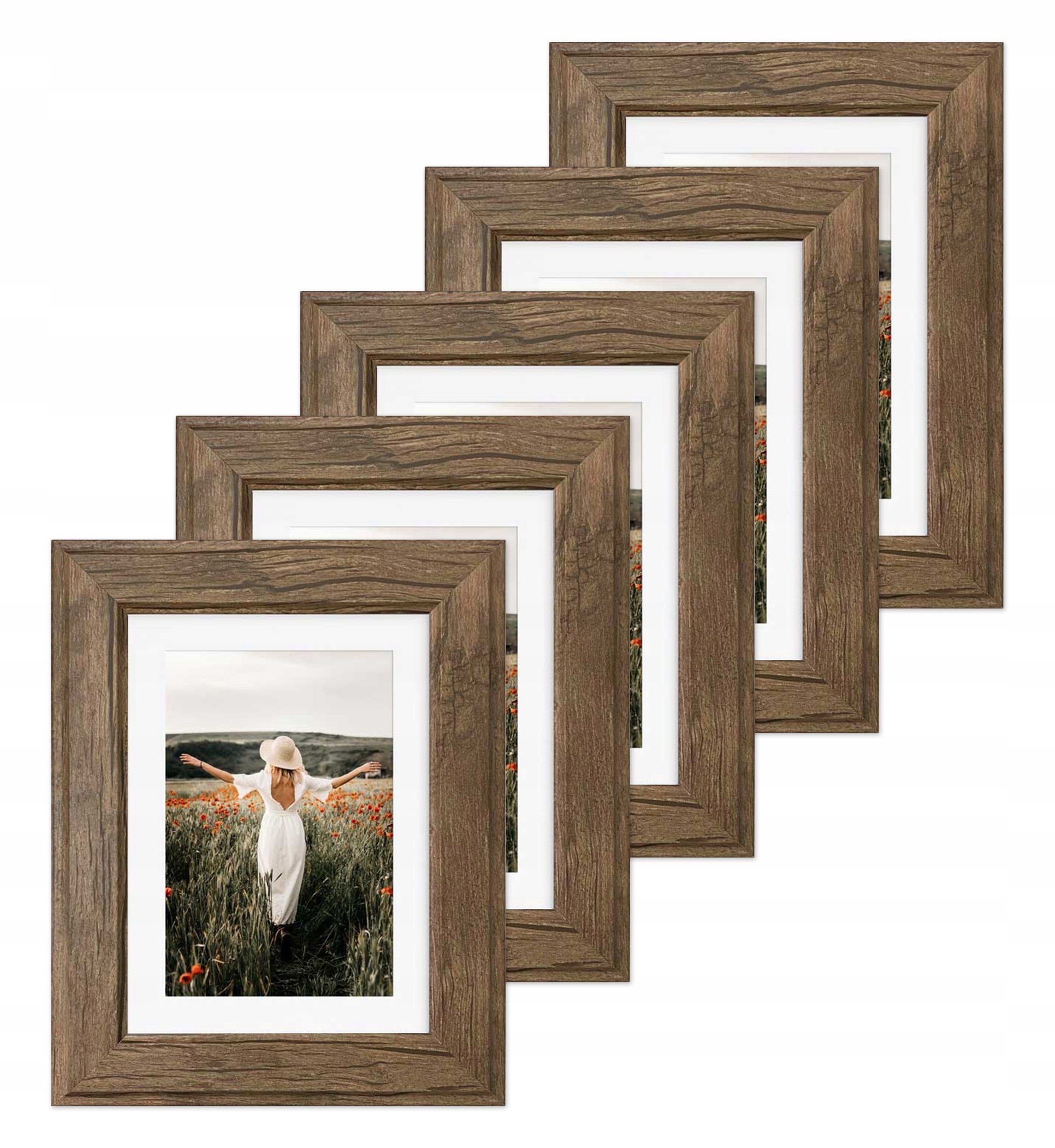 Sada rámečků 15x21 s pasparta 10x15 Paříž Hz