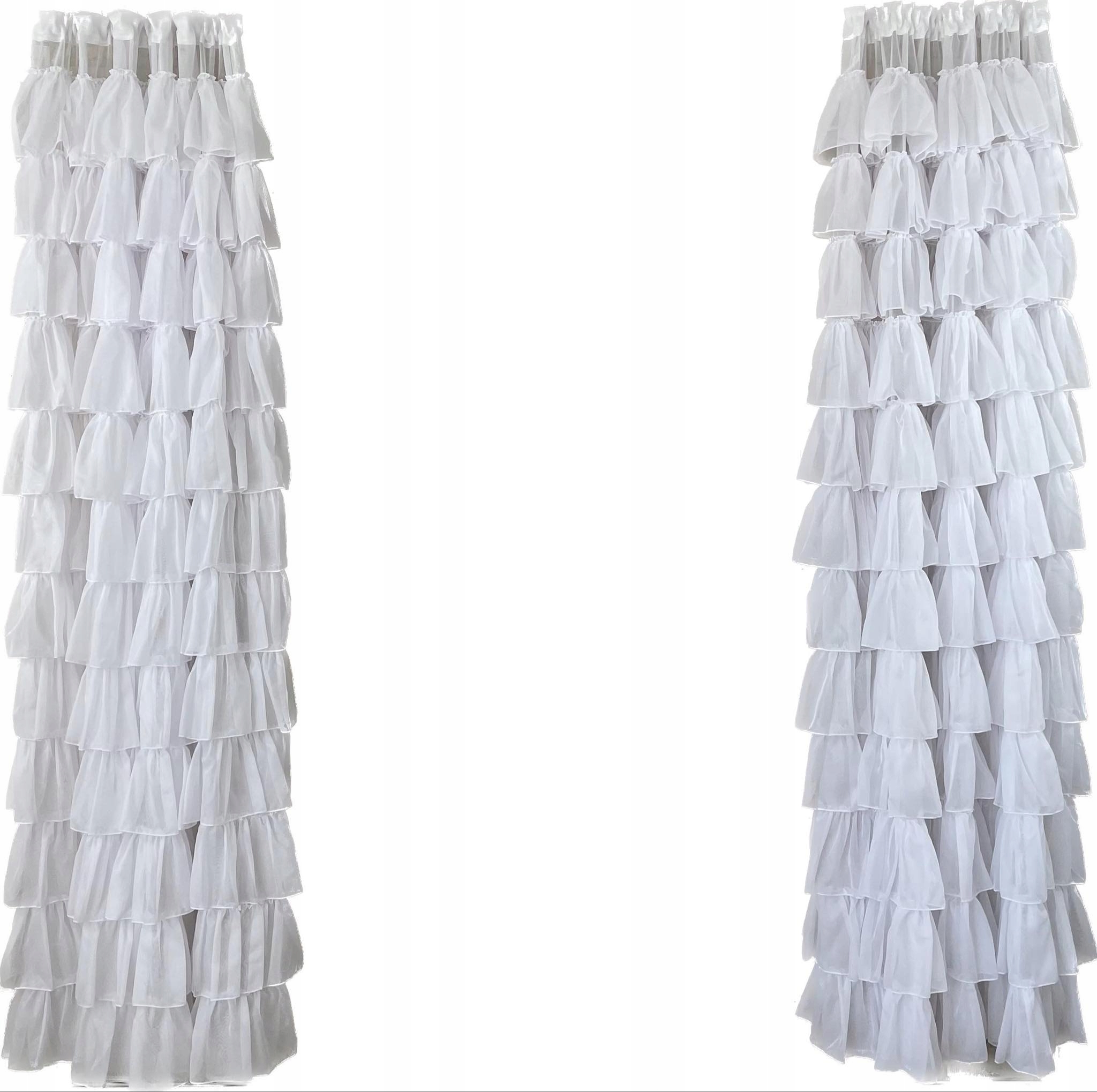 Hotová záclona 140x245 „Falbany Glamour“