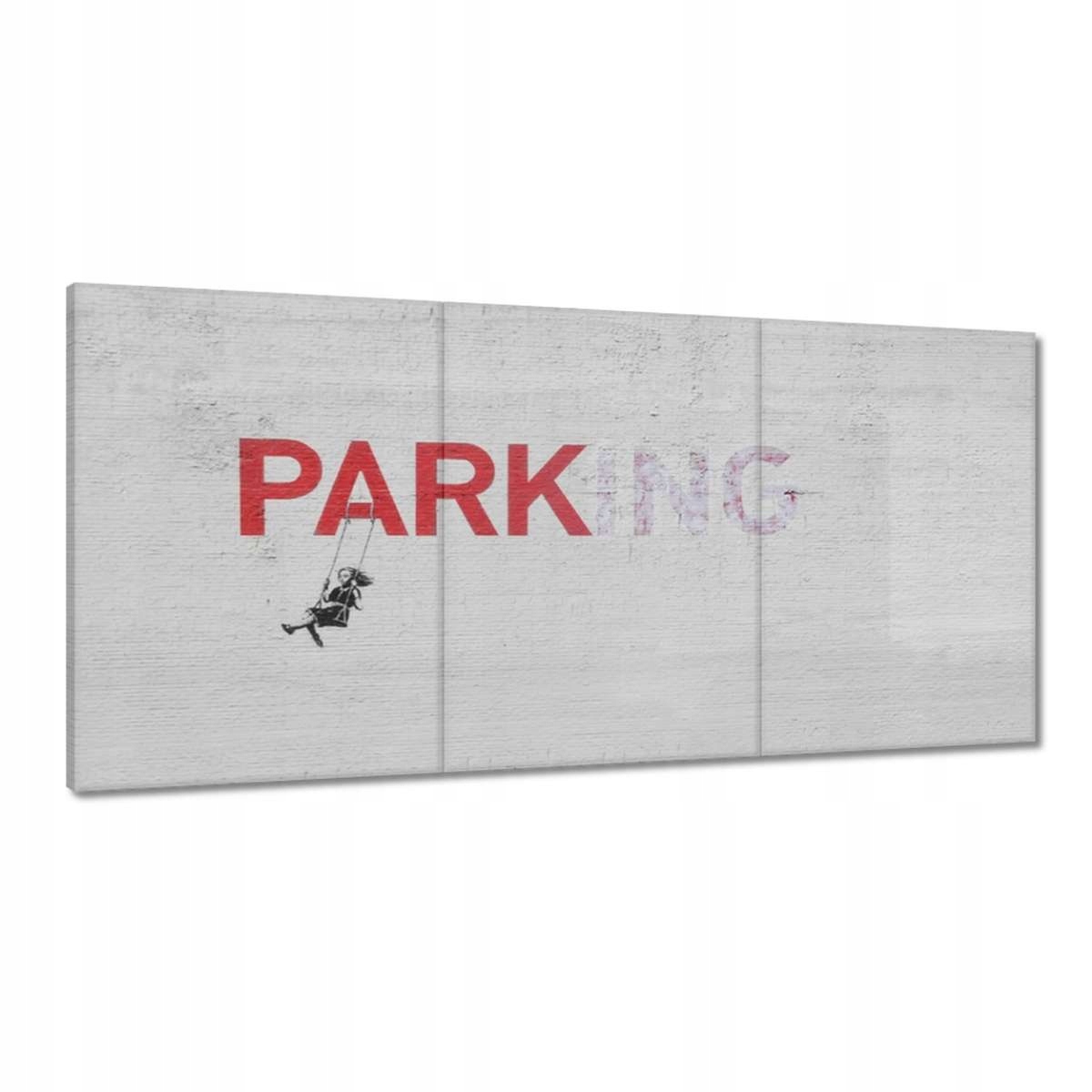 Obrazy 180x90 Banksy Parkovisko