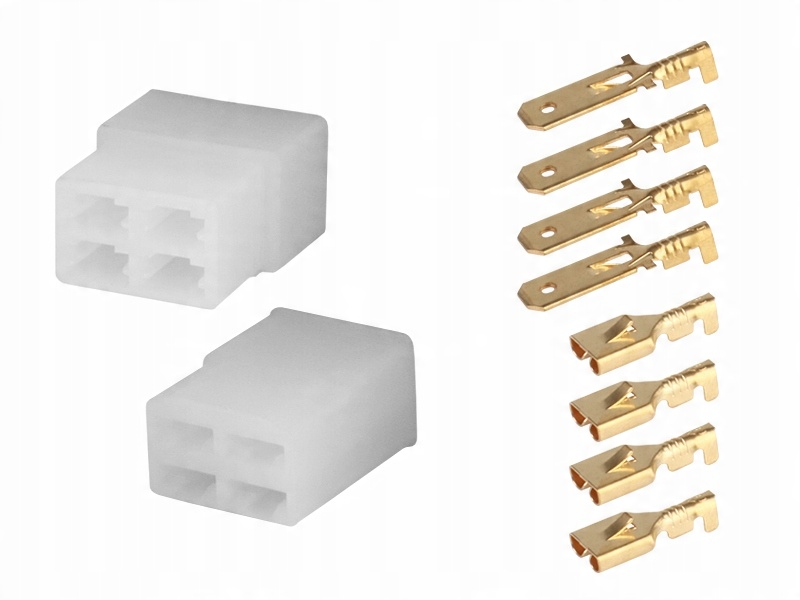 

Złącze Elektryczne Wtyk+gniazdo 4-KROTNE 4 Pin