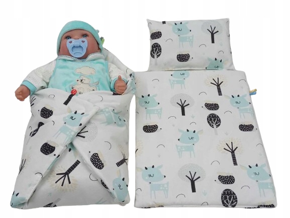 POŚCIEL DLA LALEK ROŻEK/BECIK, KOŁDERKA, PODUSZKA DO WÓZKA ŁÓŻECZKA KOŁYSKI