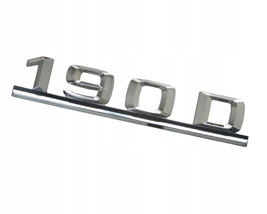 Mercedes W201 190 Emblém zadná klapka batožinového priestoru 190D Originál