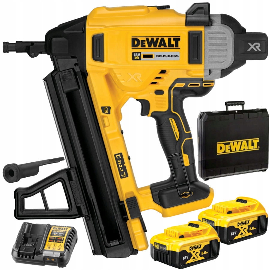 Dewalt DCN890P2 Gwoździarka do betonu 2x5.0Ah Ładowarka Walizka