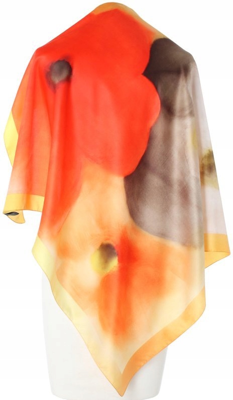 Chusta na prezent w kwiaty Chusty Szale Apaszki Kolekcja art