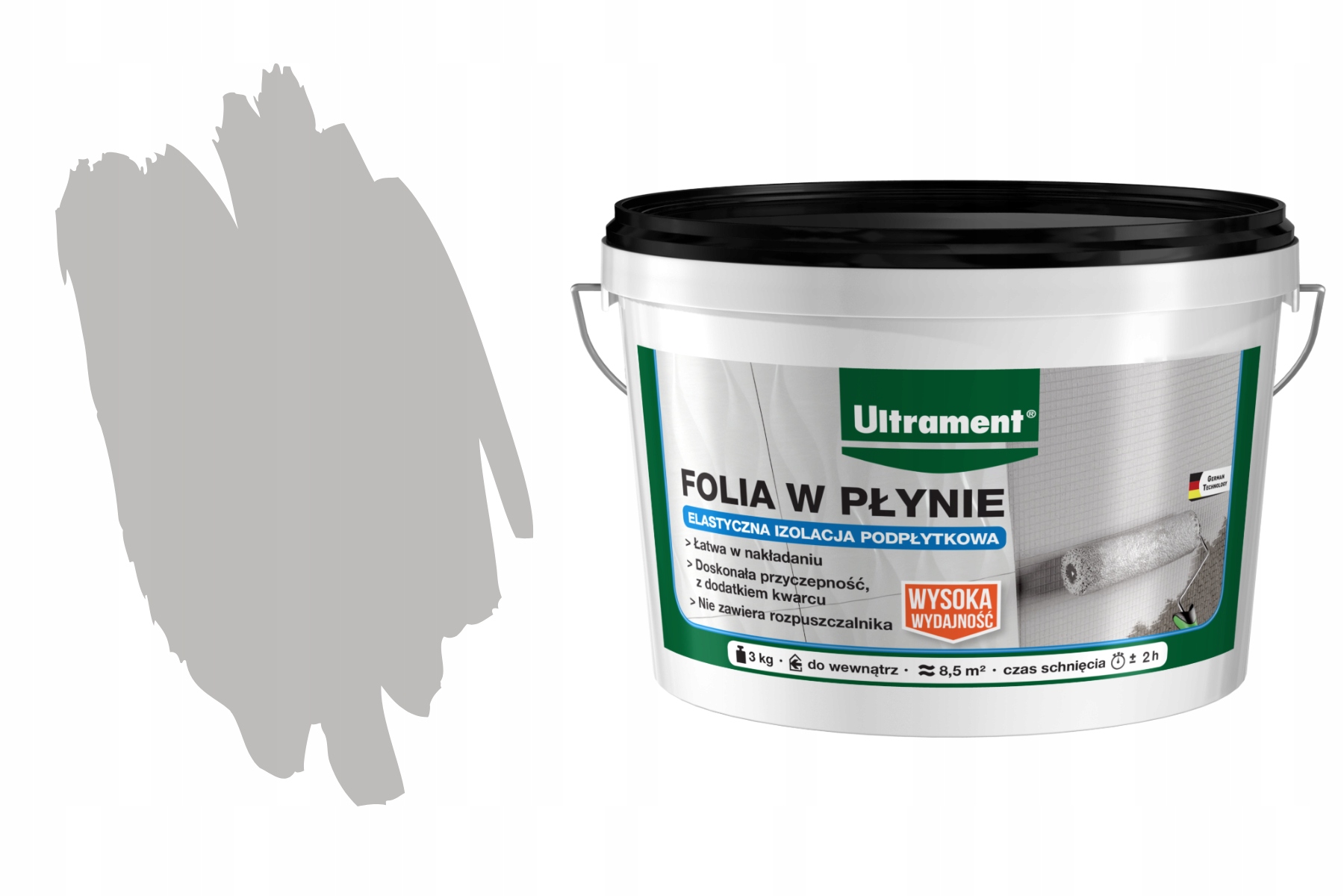 Folia w Płynie pod Płytki do Łazienki 3kg Ultrament