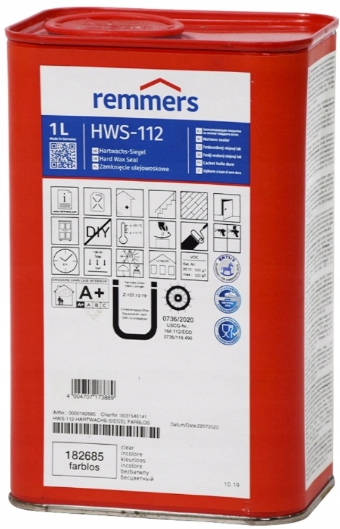 Lakier do podłóg, mebli, schodów Remmers HWS-112 bezbarwny 1L