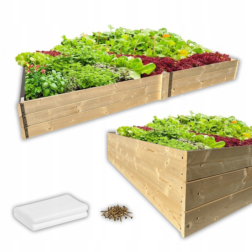 Zeleninová Zahrada, Vyvýšený Záhon Pařeniště Vyvýšený ZÁHON240x120x28 cm