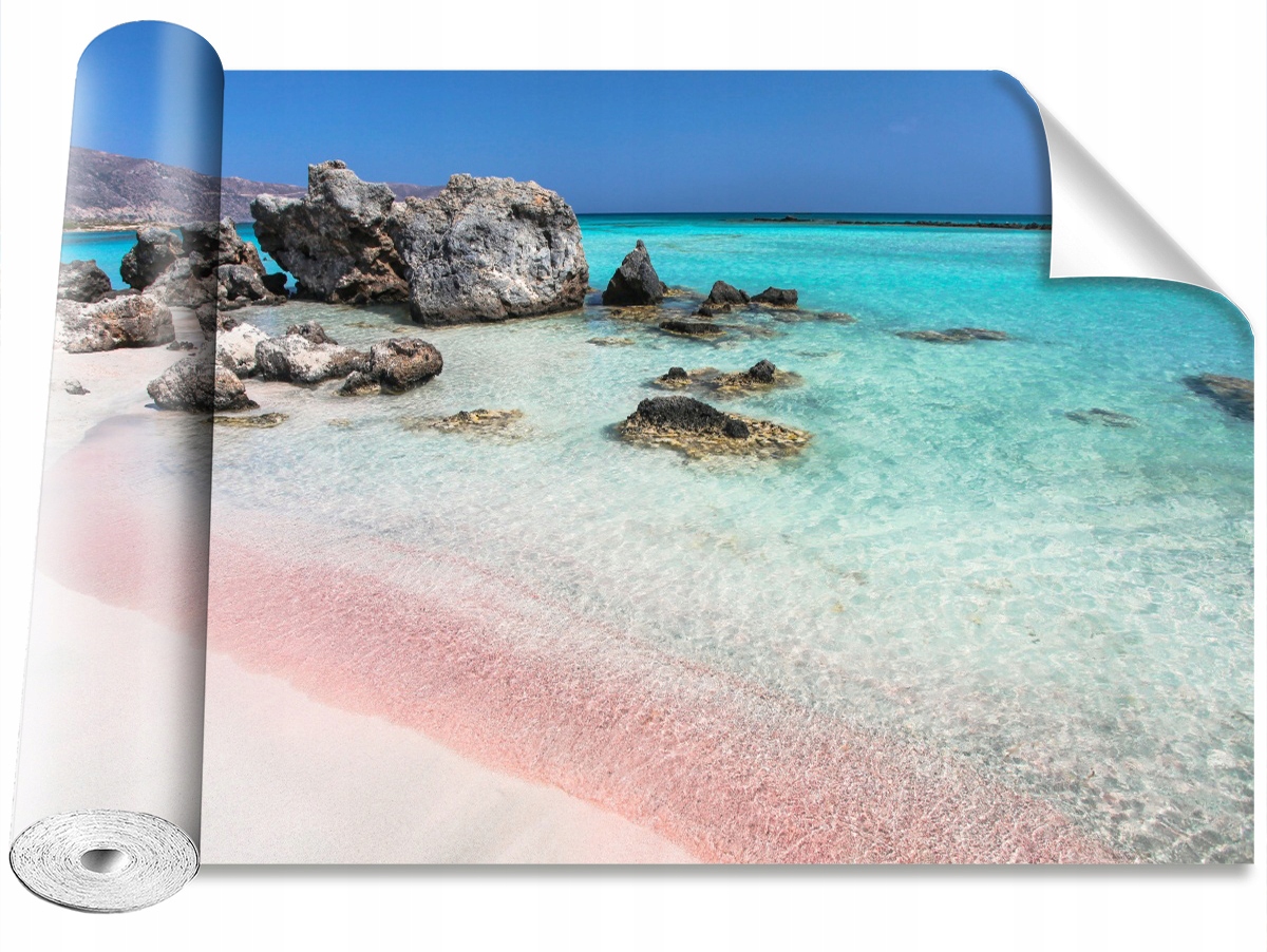 

Tapeta Samoprzylepna Morze różowy piasek 152x104