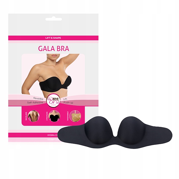 

Bye Bra Gala Bra Cup B Black Akcesoria Bielizna