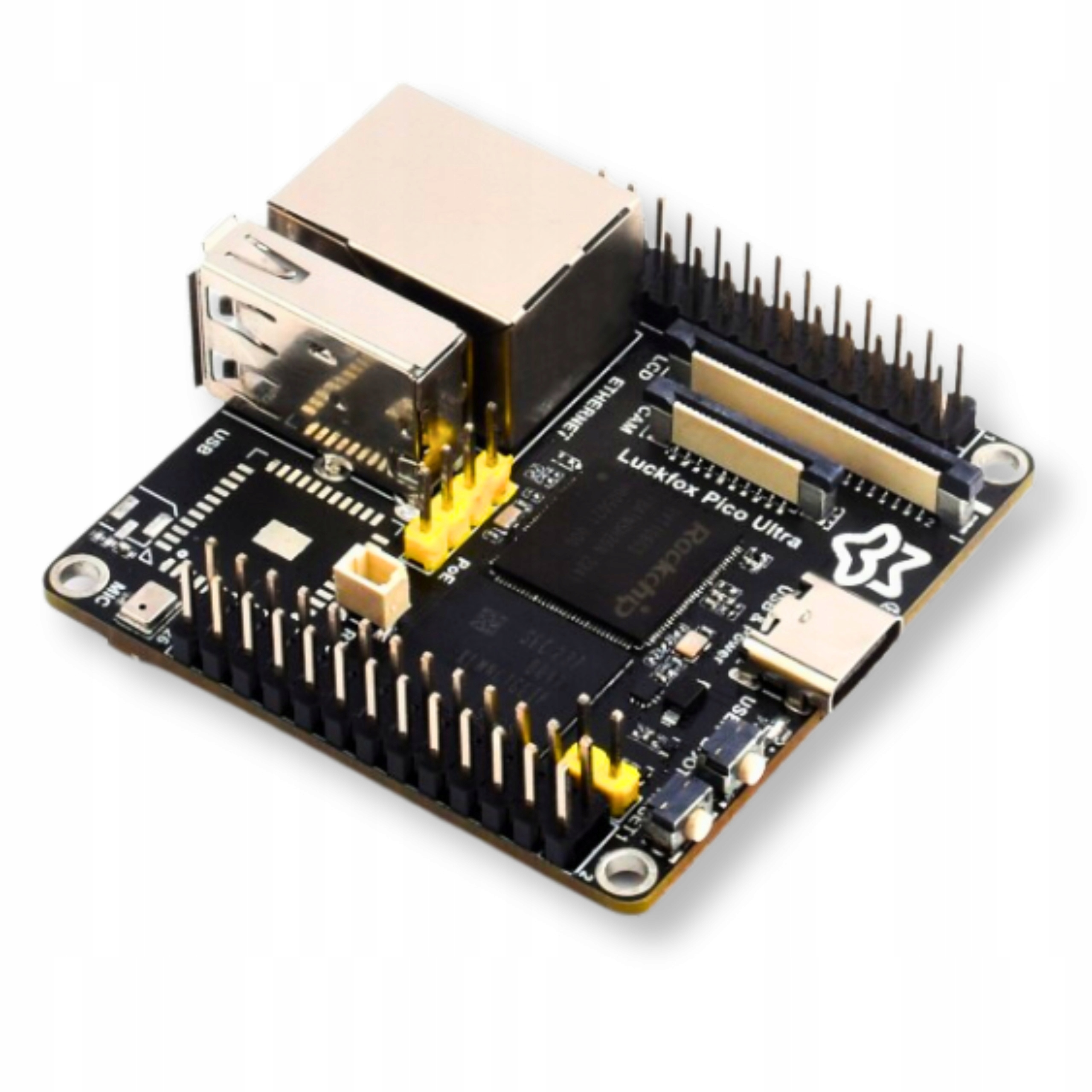 Mikrokomputer Linux LuckFox Pico Ultra RV1106 256MB Ram 8GB Emmc Usb Eth