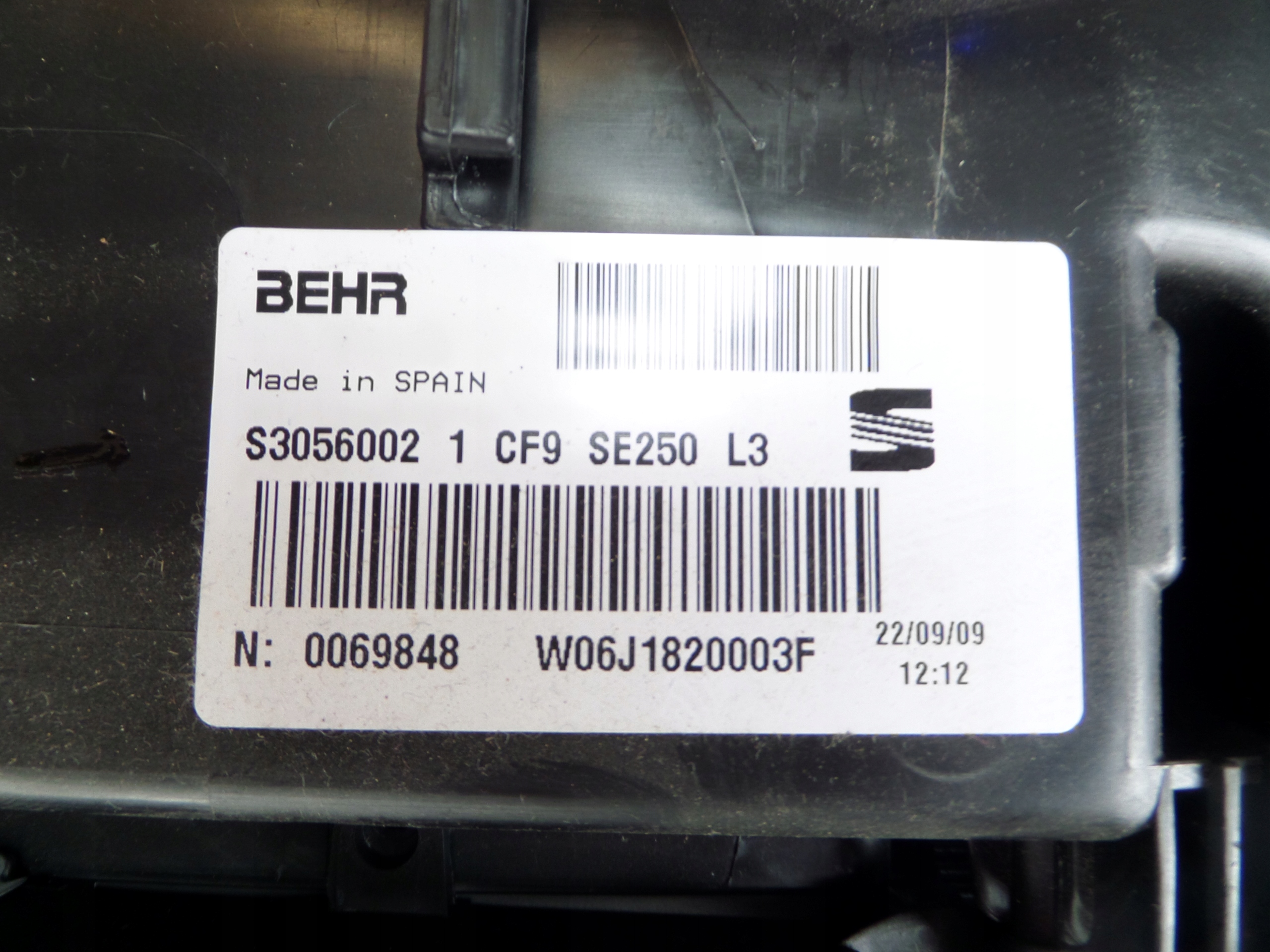 радиатор отопителя seat IBIZA 4 IV 6J клима европа 2012R