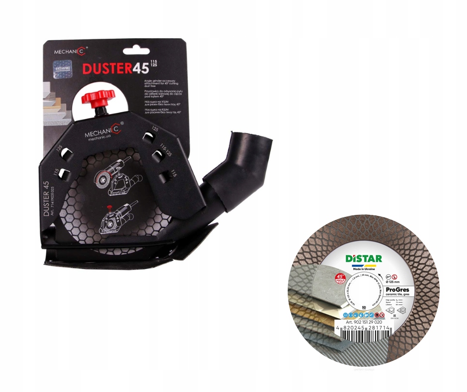 Sada Duster 45+Kotouč Distar Pro Gres 125 mm