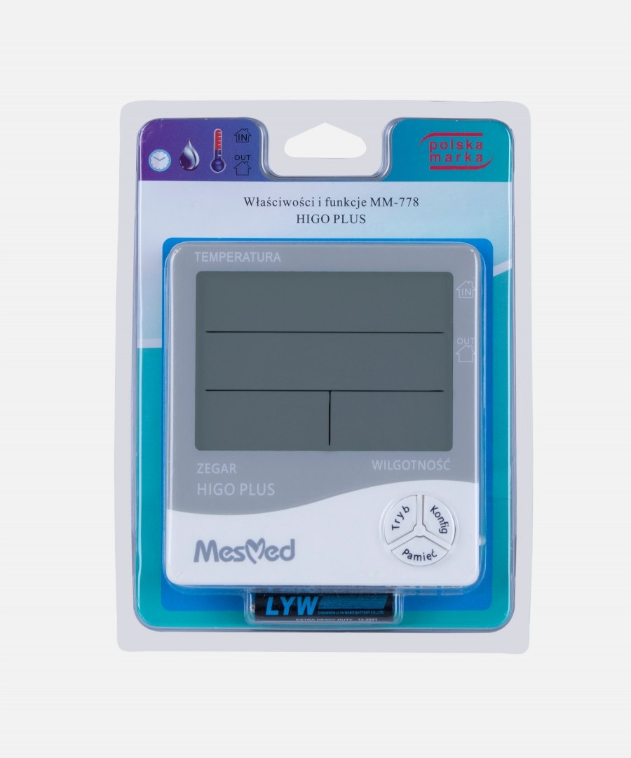 Termometr - HIGROMETR Wewnętrzny MM-778 Higo PLUS Marka bez marki