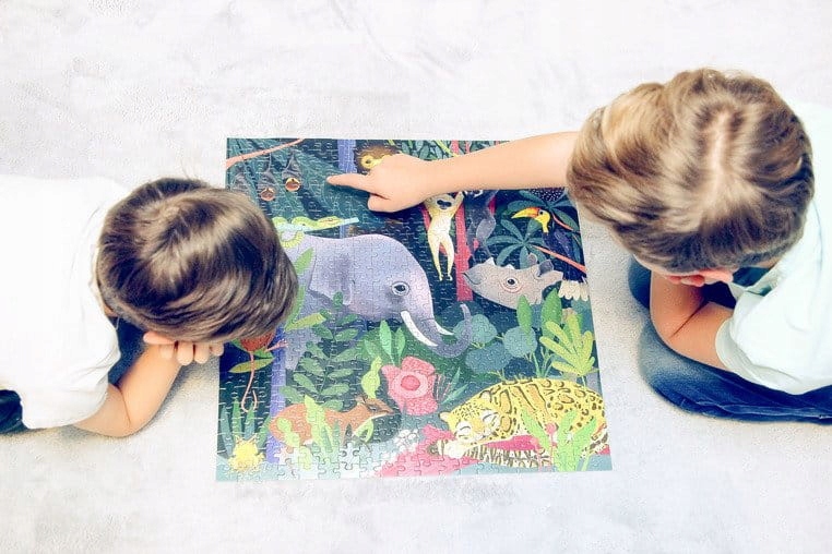 Mudpuppy Puzzle świecące w ciemności Dżungla 500el Liczba elementów 500