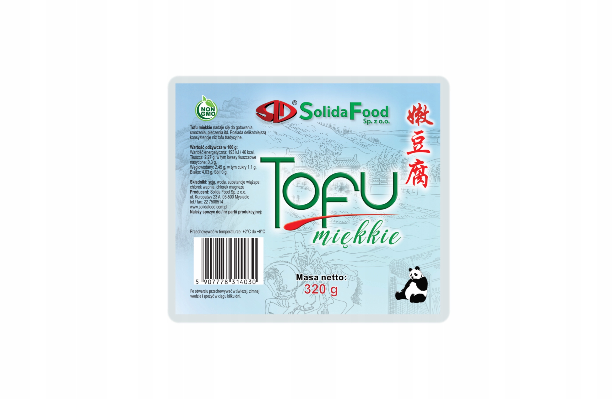 Tofu miekkie Solida Food 320 g