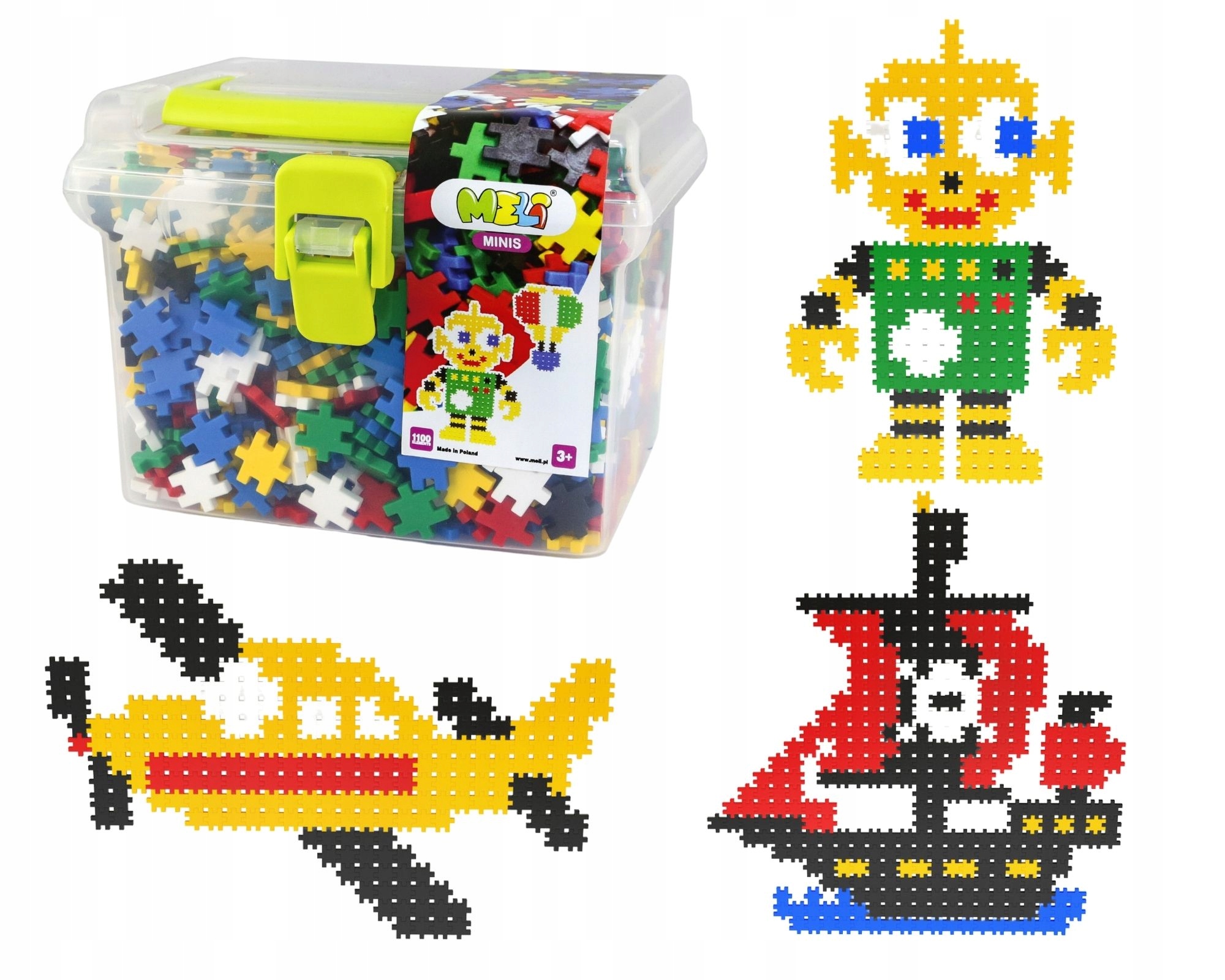 

Klocki Konstrukcyjne Meli Minis Travel Box 1100