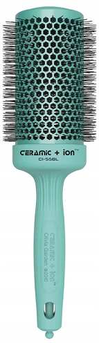 Olivia Garden Ceramic Ion CI55-BL Kartáč na úpravu vlasů Blossom Turquois