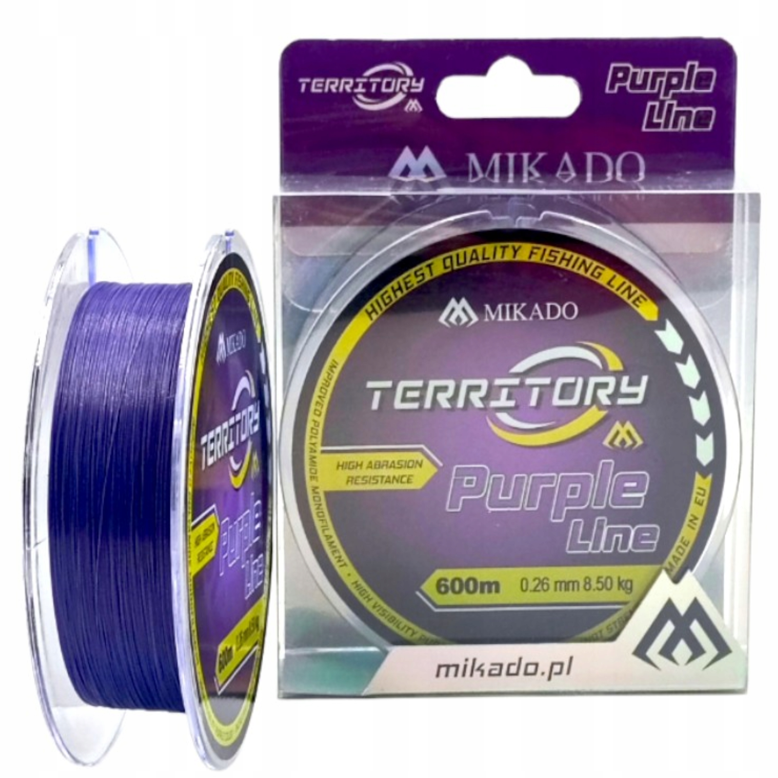Żyłka karpiowa carp Mikado Territory Purple 0,26 mm x 600 m 8.5kg