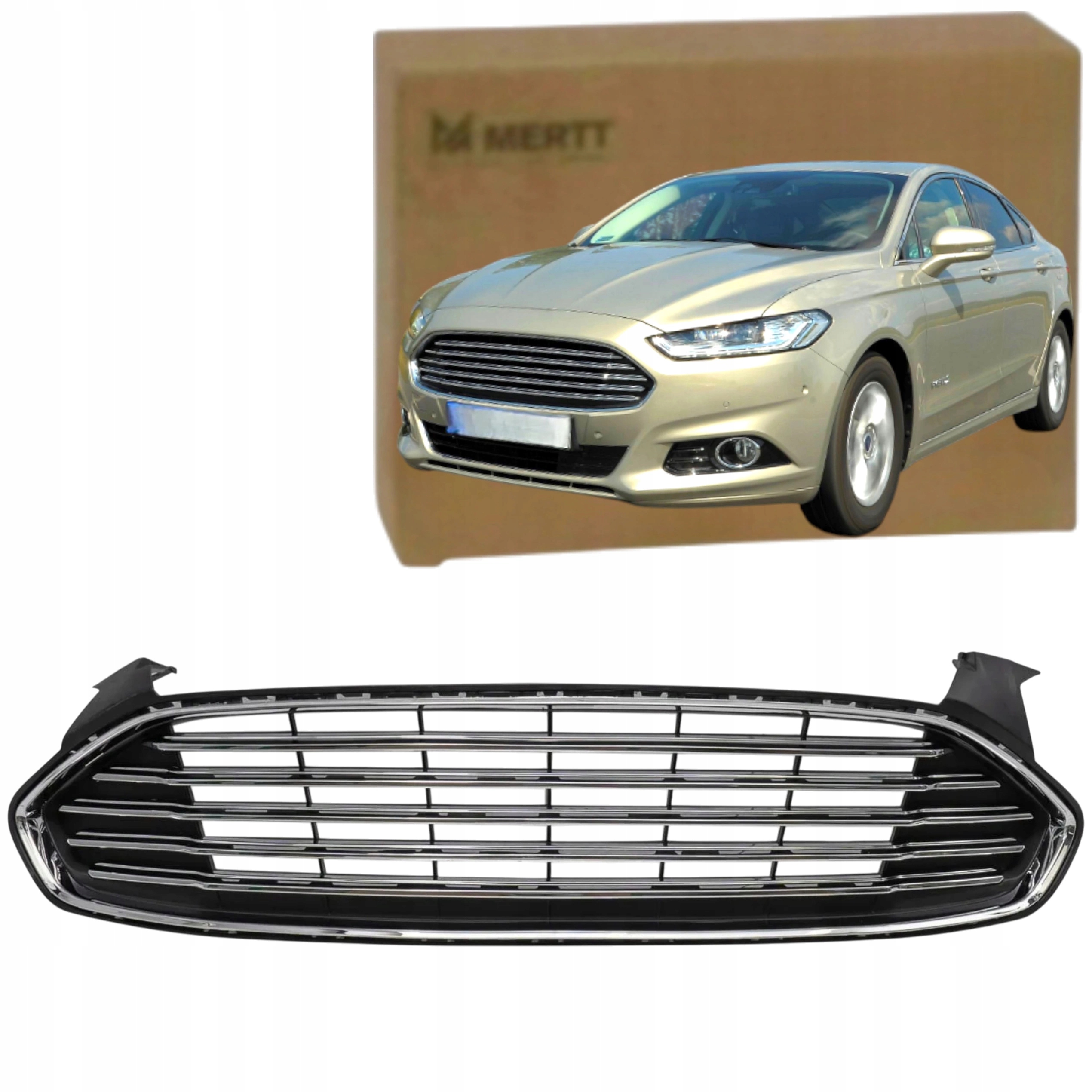 Atrapa chladiče Grill Přední Ford Mondeo V Fusion 2014-2019 1868543 Chrom