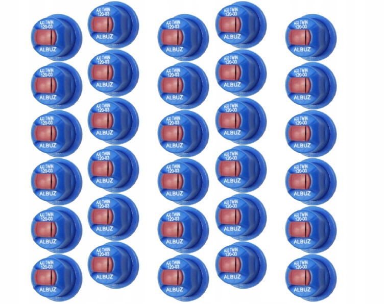 KOMPLET ROZPYLACZY BELKA 15M AXI TWIN 120 03 ALBUZ