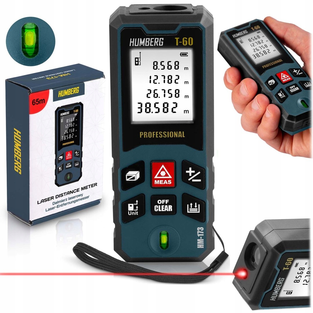Laserový dálkoměr Humberg 60 m HM-173 Humberg