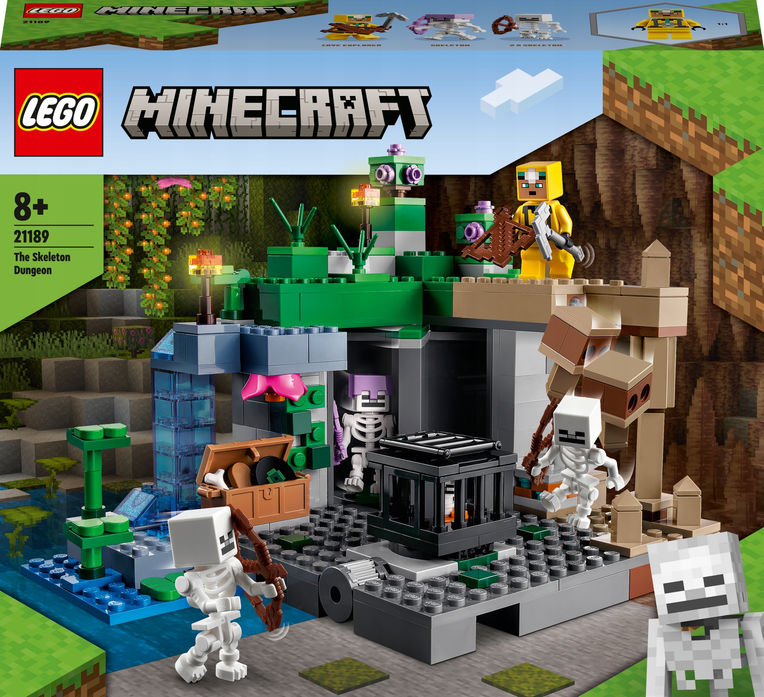 LEGO MINECRAFT LOCH SZKIELETÓW 21189 ZESTAW MINECRAFT NA PREZENT Marka LEGO