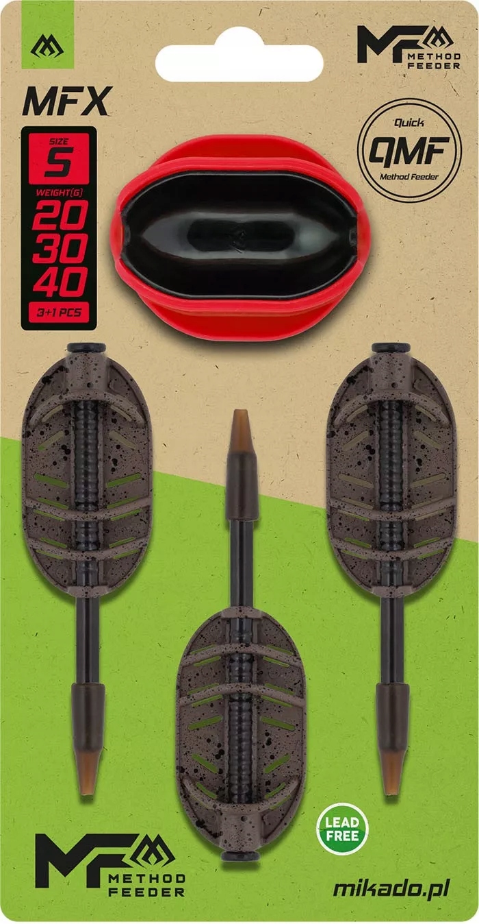 Zestaw Koszyków Mikado Q.m.f Mfx 20+30+40g+Foremka S Method Feeder